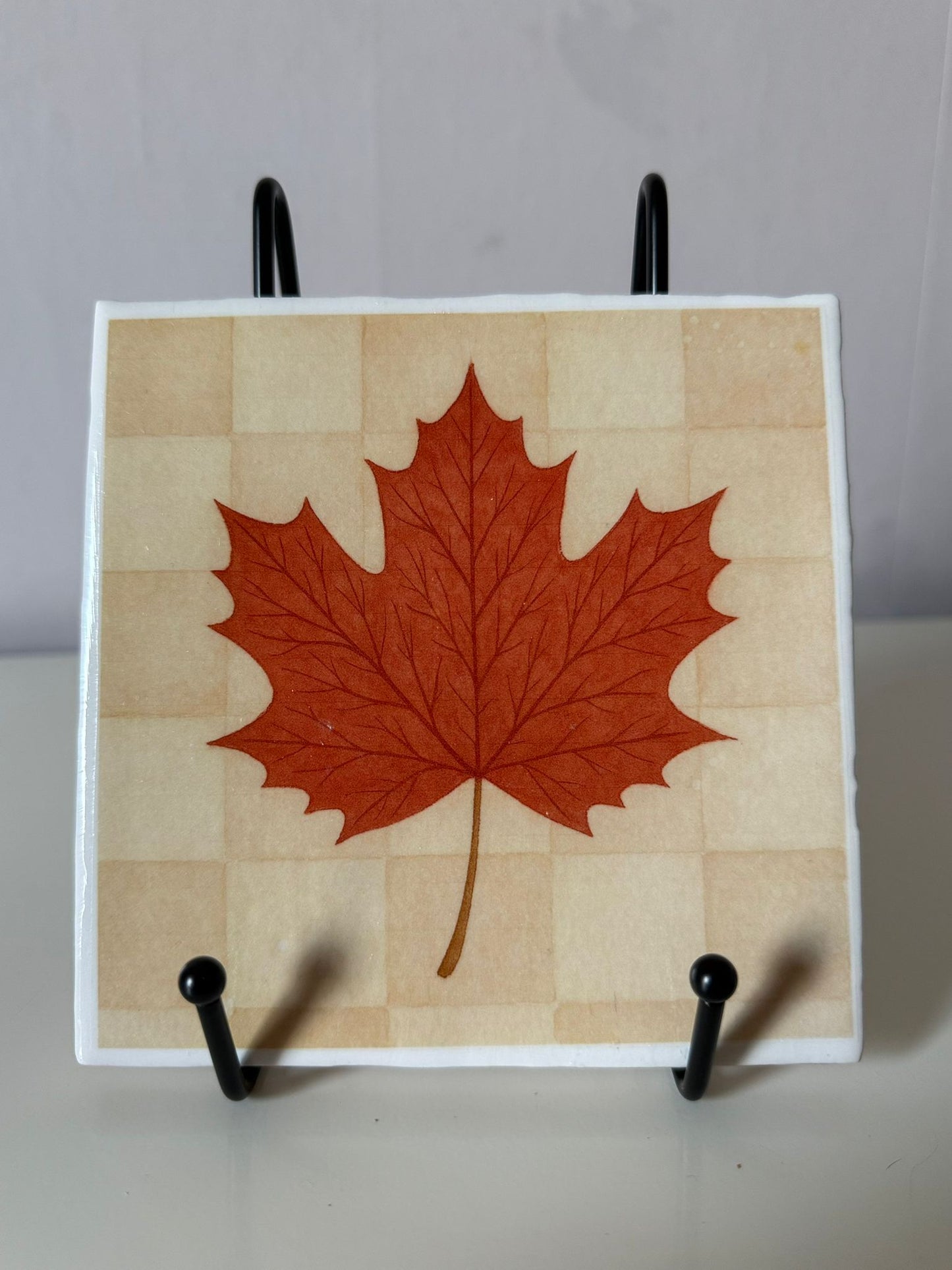 Tegeltje 'Esdoornblad'