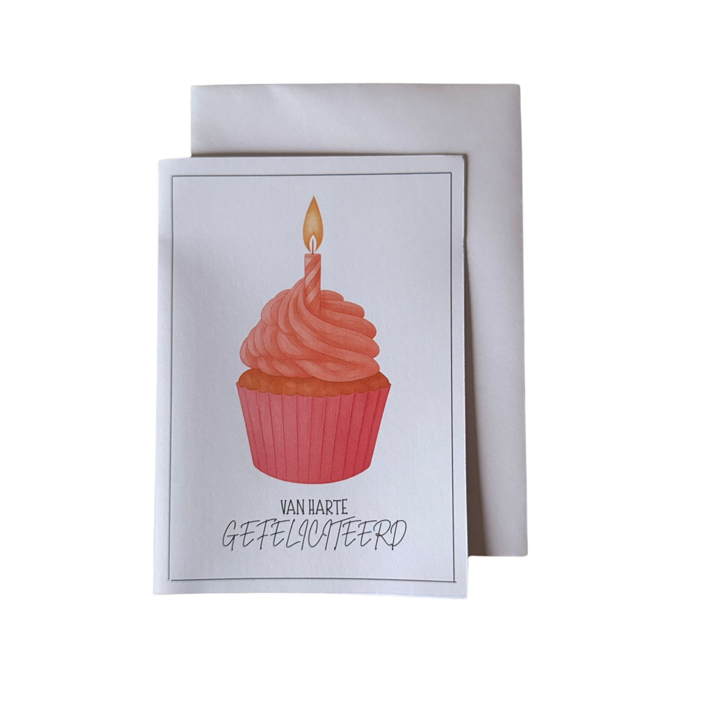 Ansichtkaart 'Cupcake'