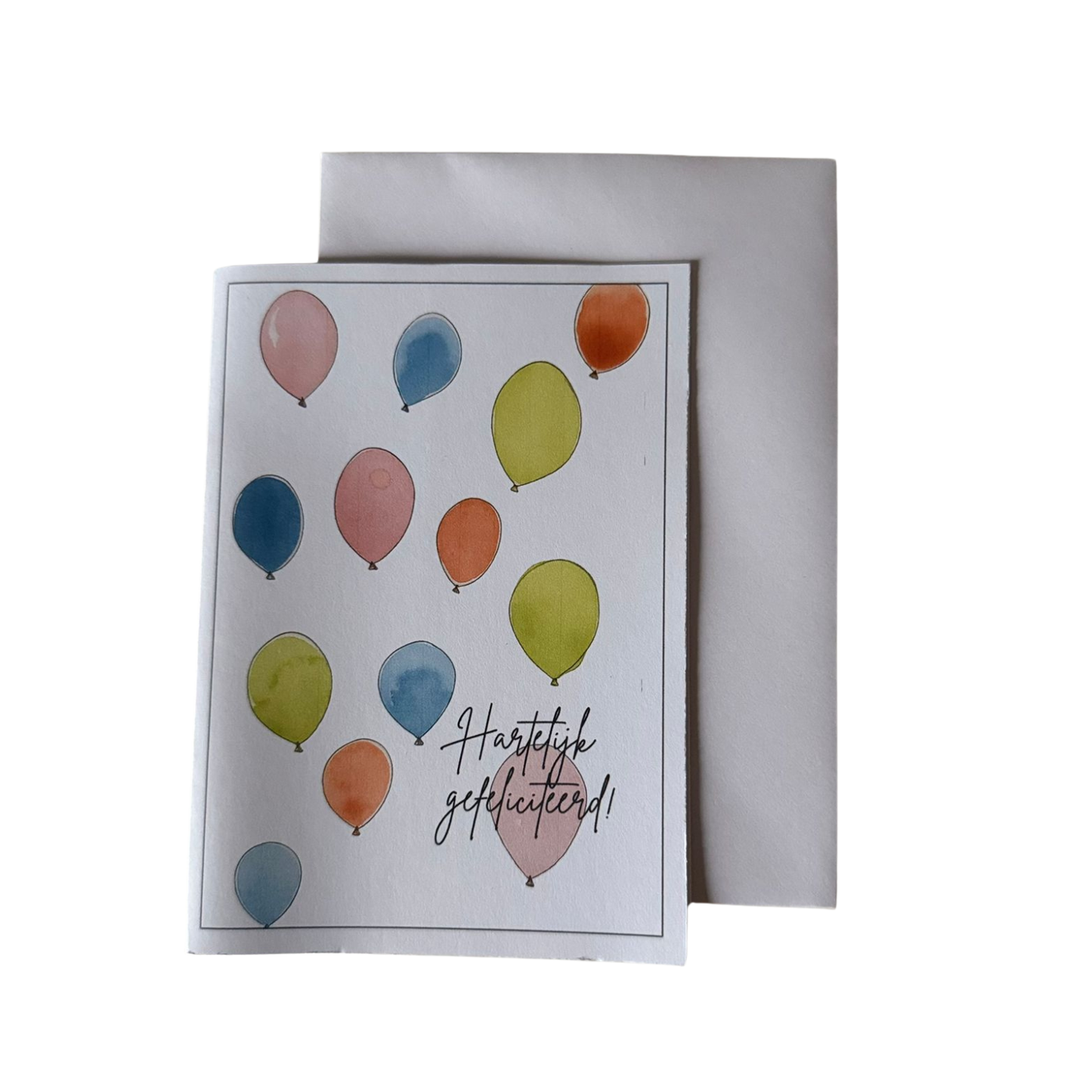 Ansichtkaart 'Balonnen'