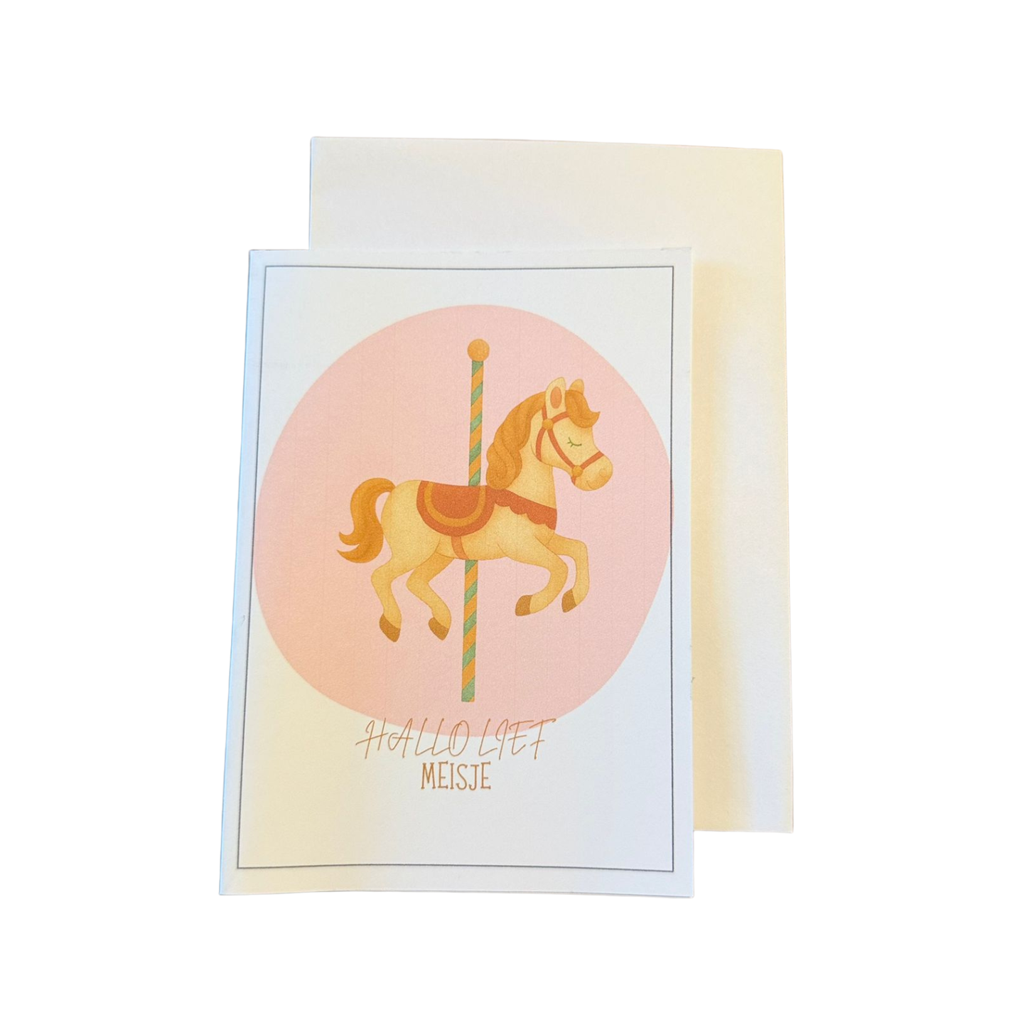 Geboortekaart 'Draaimolenpaard'