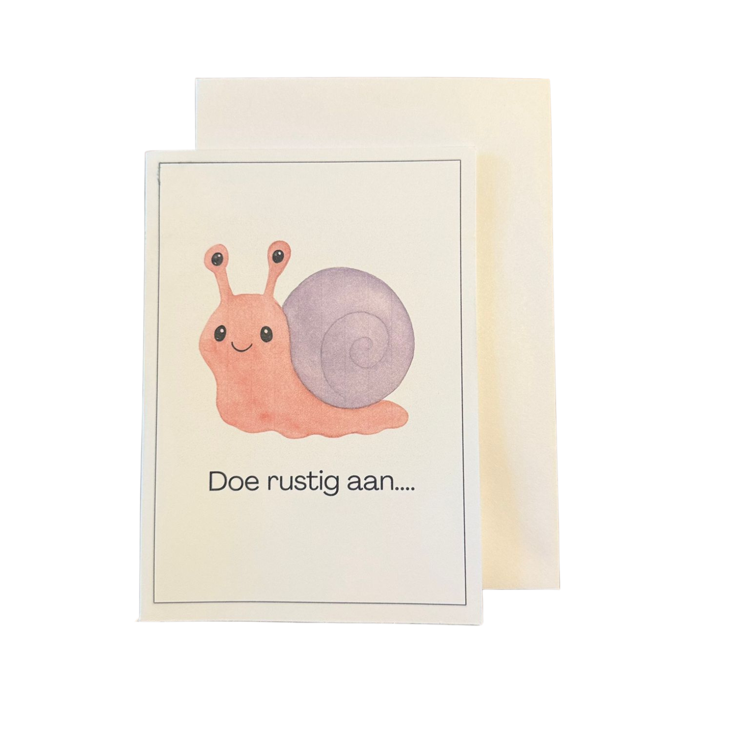 Ansichtkaart 'Slak'