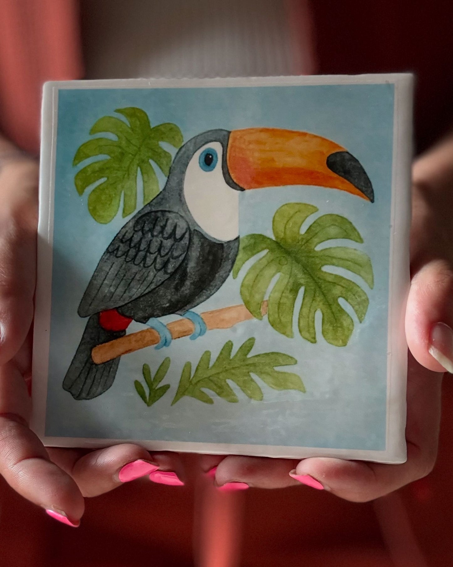 Tegeltje 'Toekan'