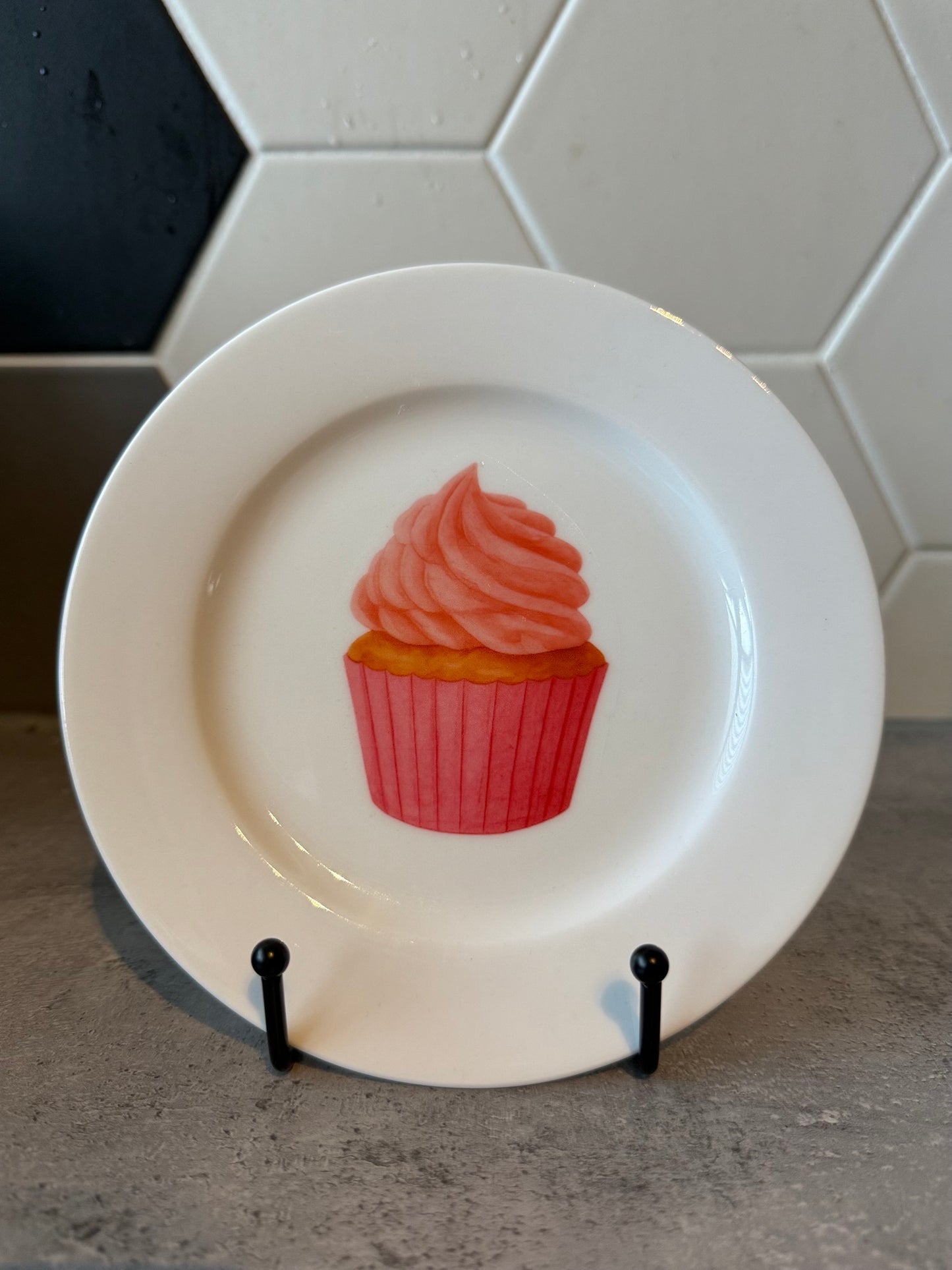 Wandbordje 17 cm ‘Cupcake’