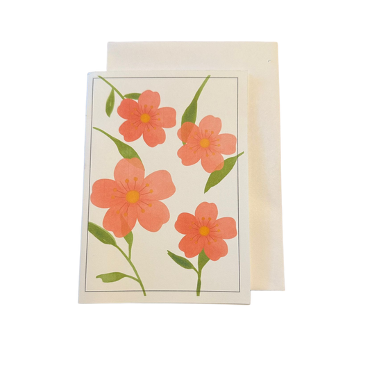 Ansichtkaart 'Bloemen'