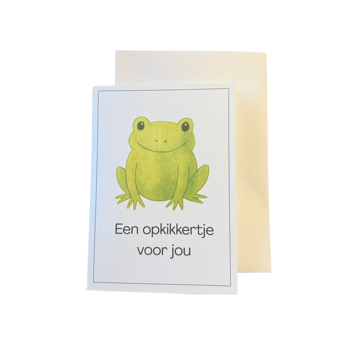 Ansichtkaart 'Opkikker'