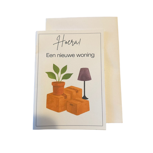 Ansichtkaart 'Verhuizing'