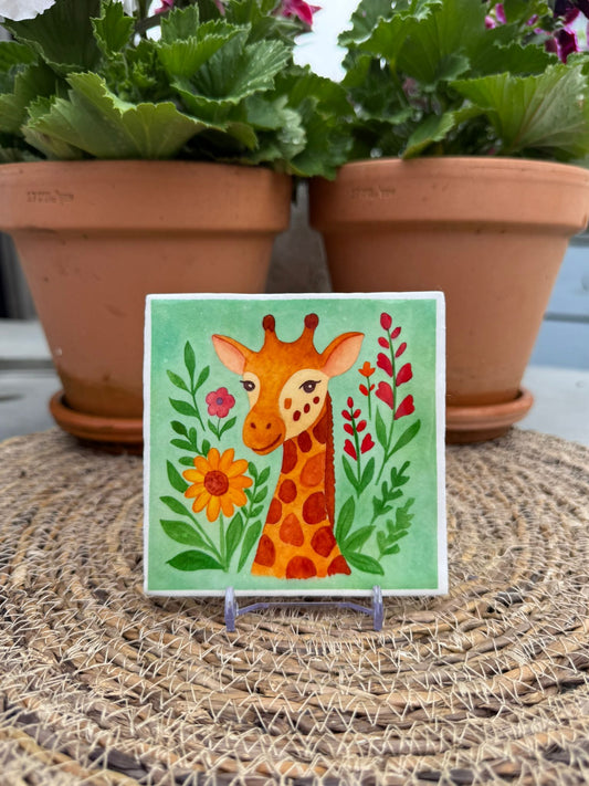 Tegeltje 'Giraffe'