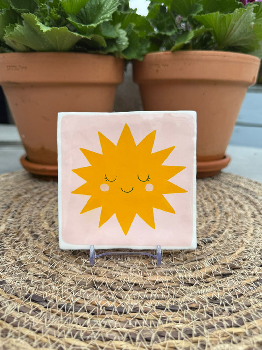 Tegeltje 'Zonnetje'