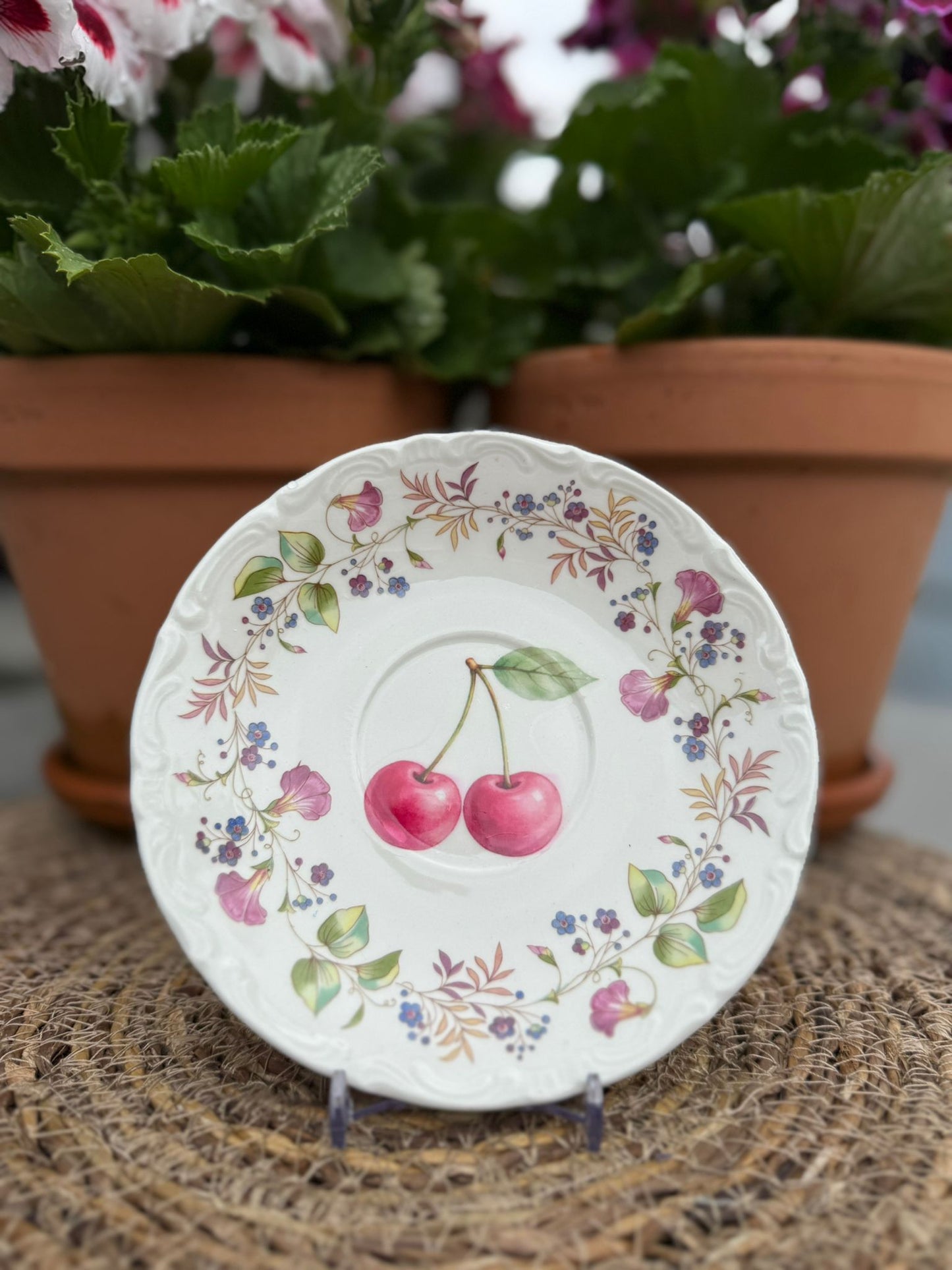 Wandbordje 14 cm ‘Kers’