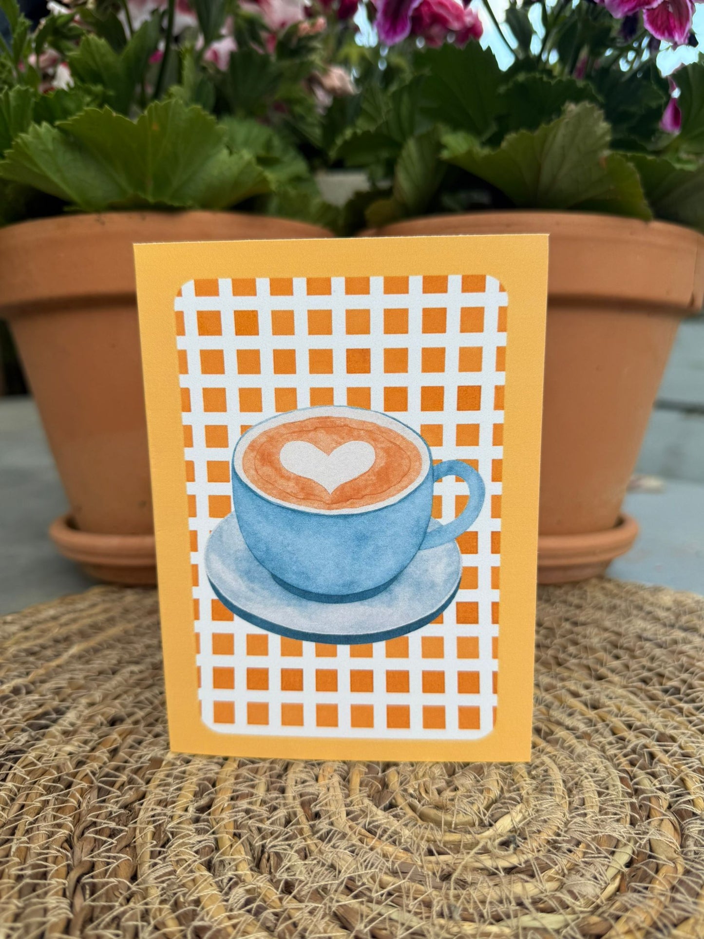 'Blanco Koffie' Kaart