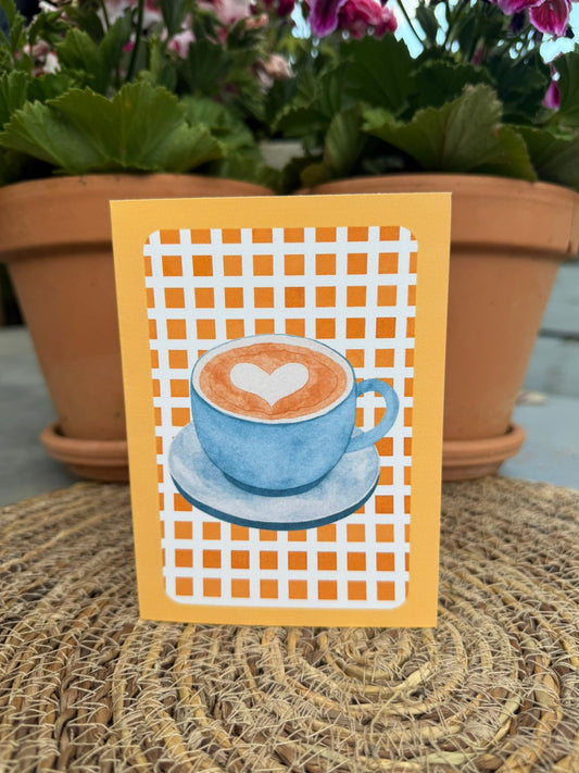 'Blanco Koffie' Kaart
