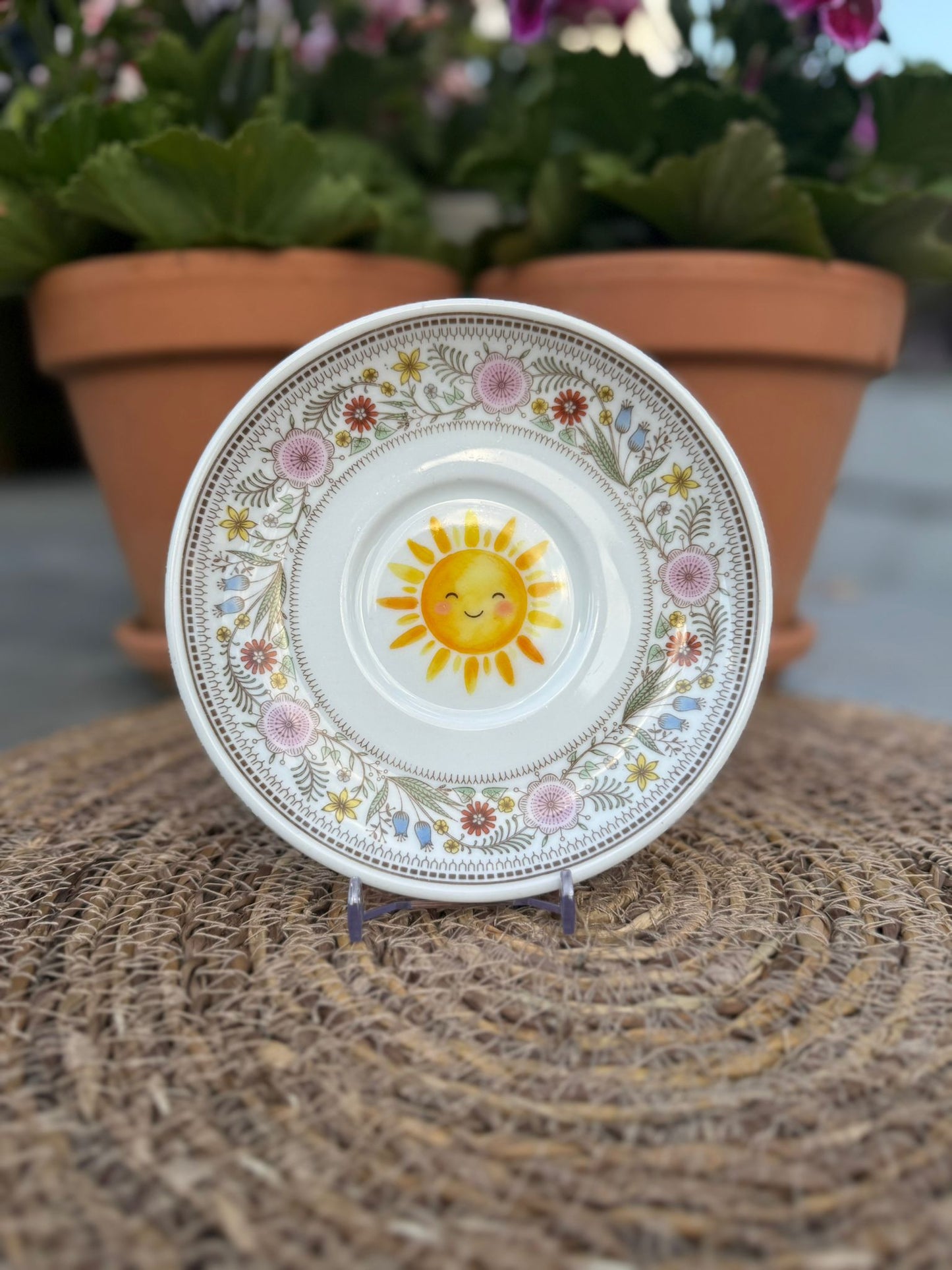 Wandbordje 14 cm ‘Zonnetje'