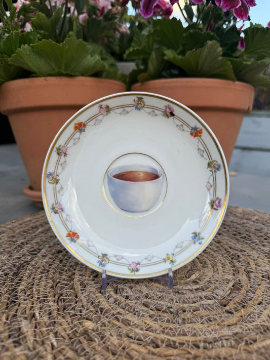 Wandbordje 13 cm ‘koffie'