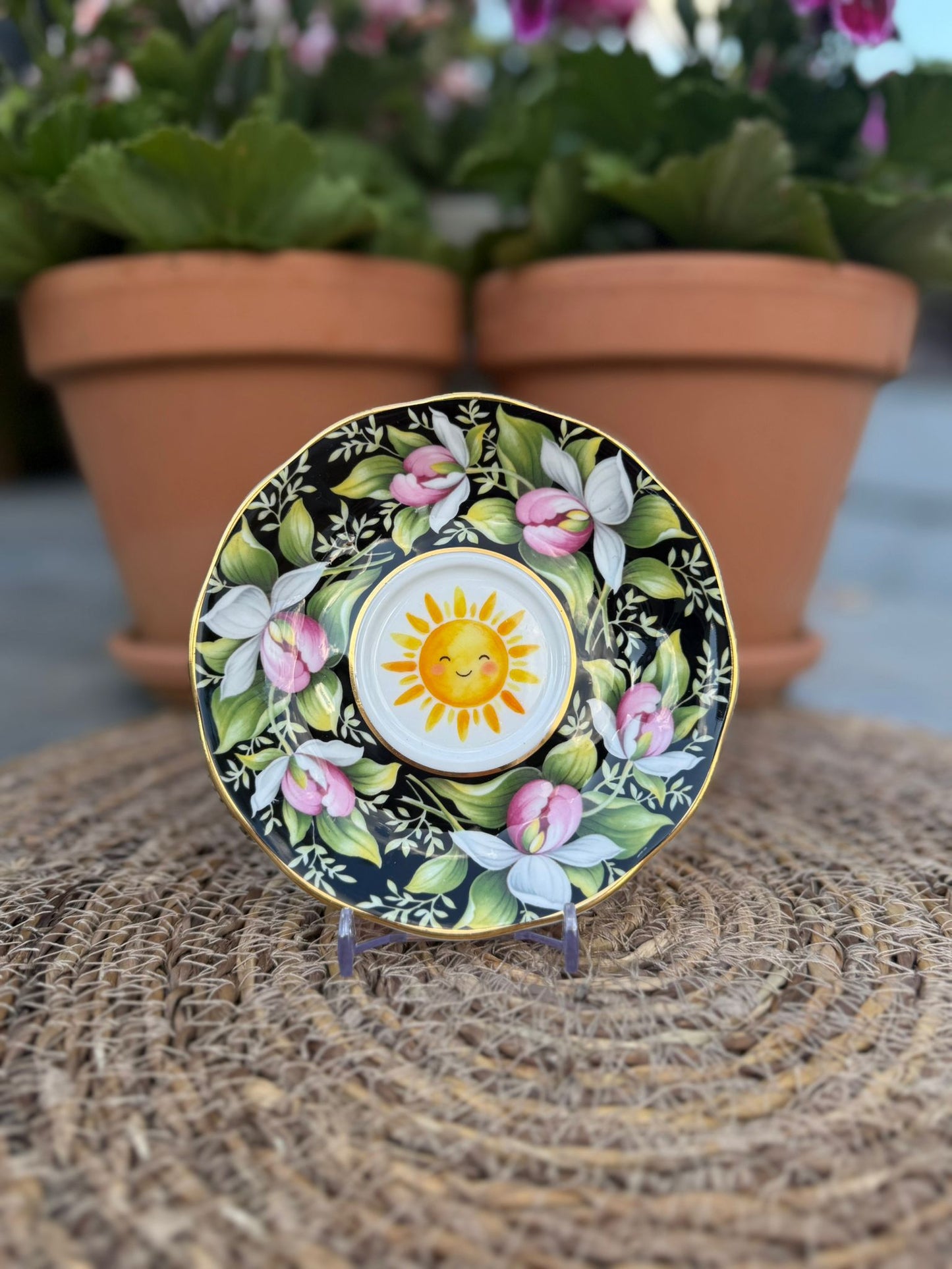 Wandbordje 12 cm ‘Zonnetje'