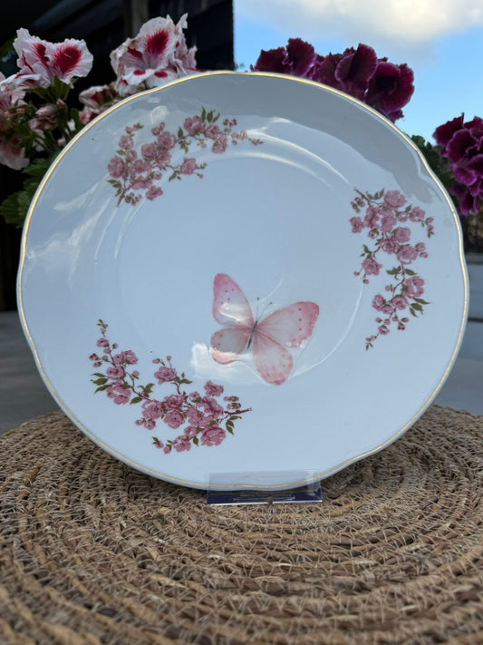 Wandbordje 26 cm ‘Vlinder'