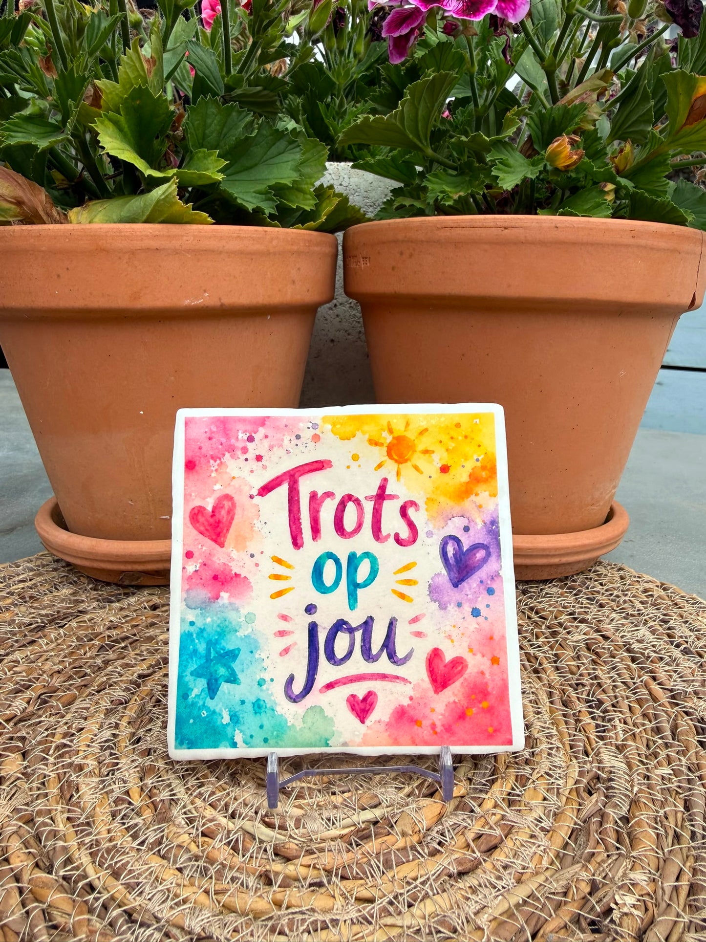 Tegeltje 'Trots op jou'