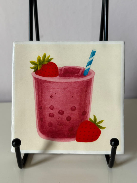 Tegeltje Strawberry Cocktail