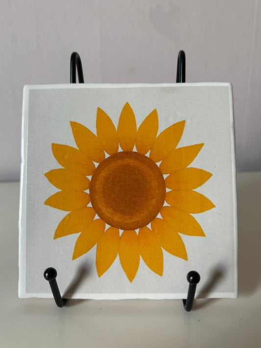 Tegeltje 'Zonnebloem'